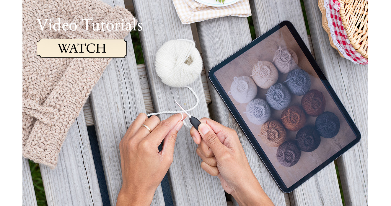 Video tutorials learn to crochet watch kerry lord toft